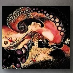 "The Awakening", Original Artwork By MalloryJane. 16x16" Canvas or Framed Print